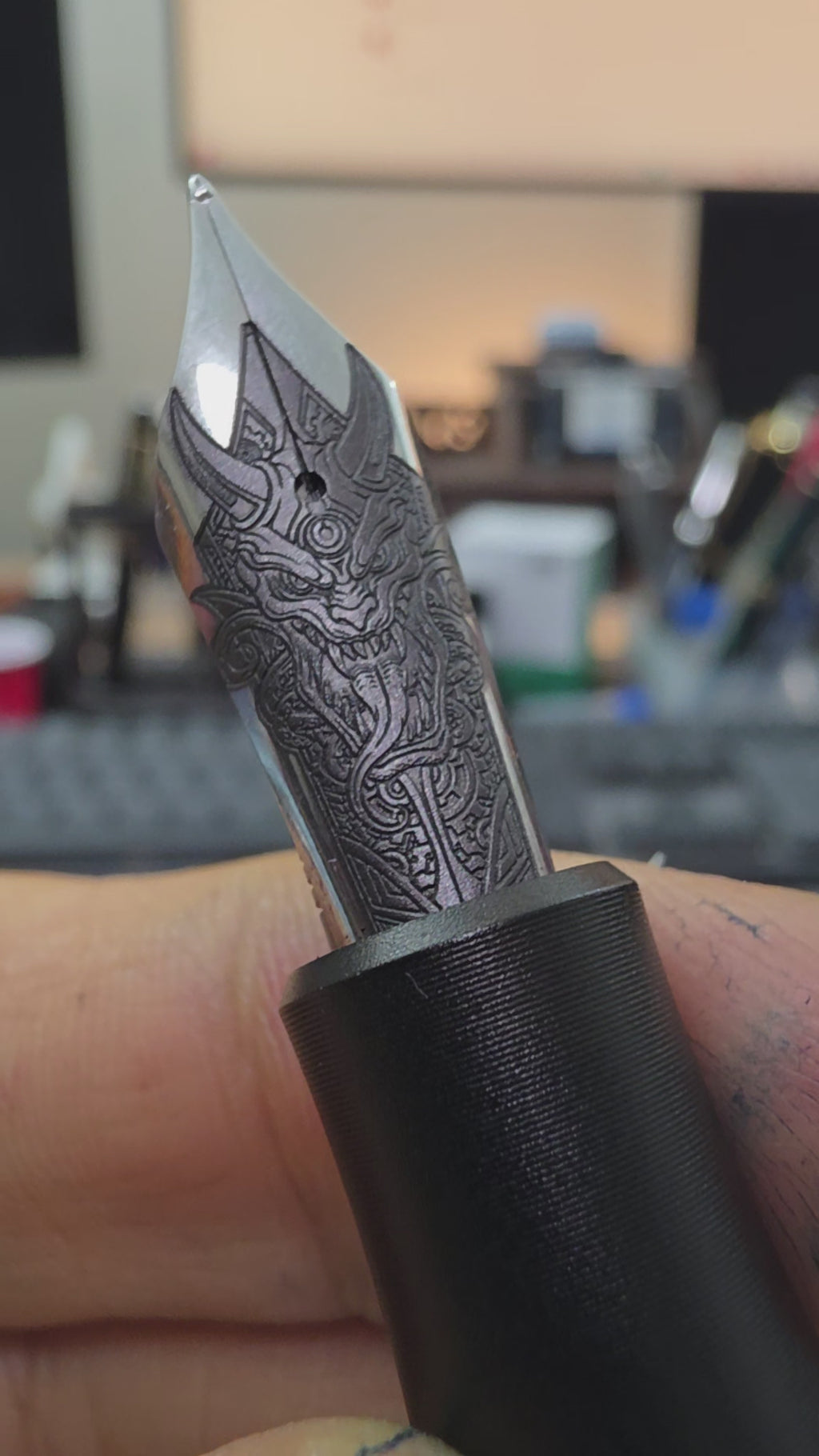 Custom Embossed #8 Nib