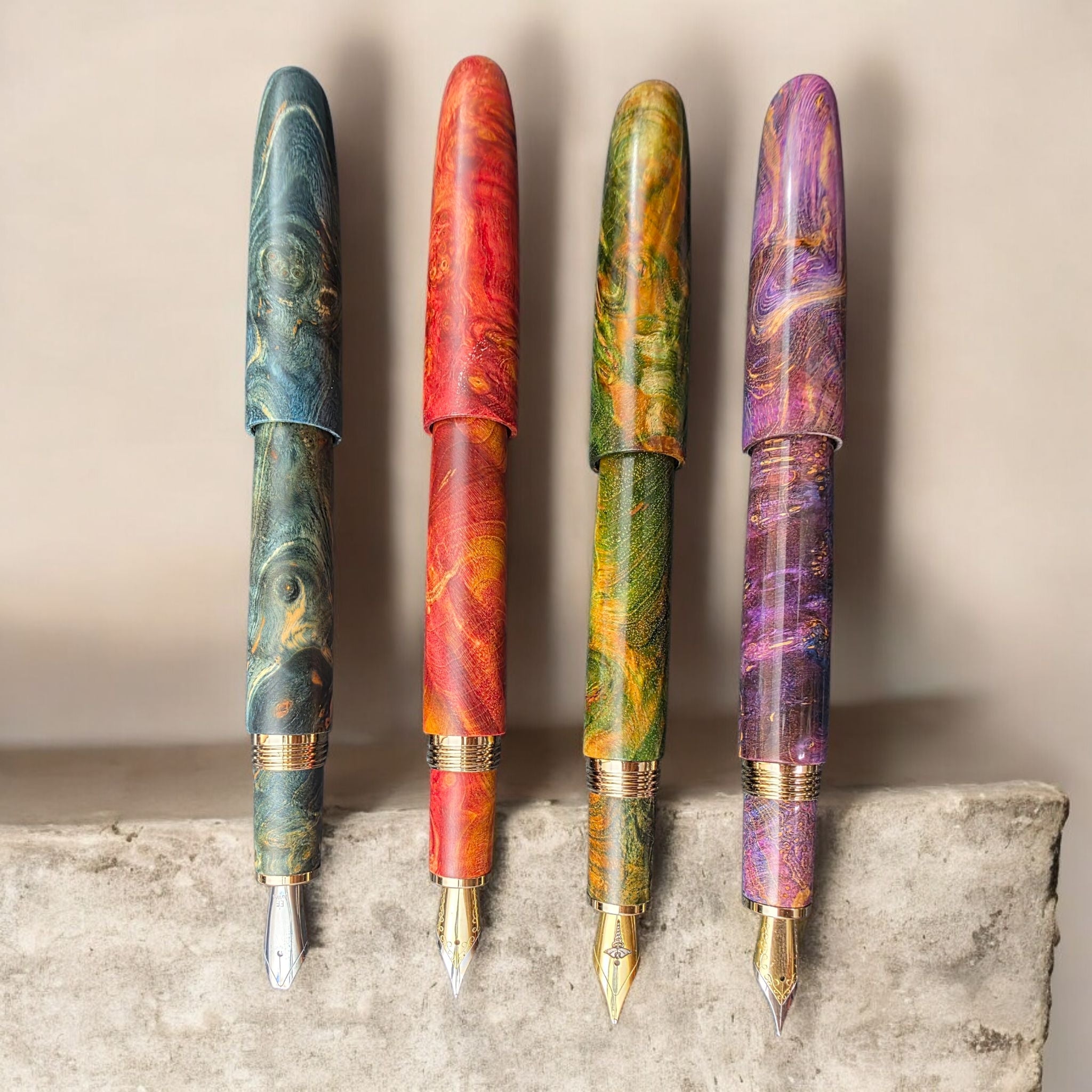 Special Stabilized Wood Fountain Pens