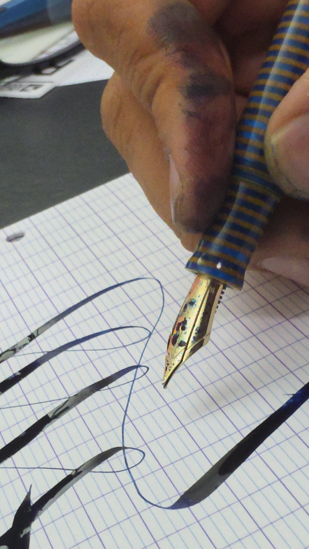 All gold Jowo 6 Flex Nib with Predator Flex Modification