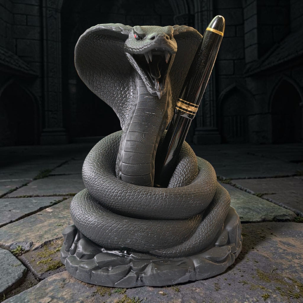 Pen Holding King Cobra Snake Themed