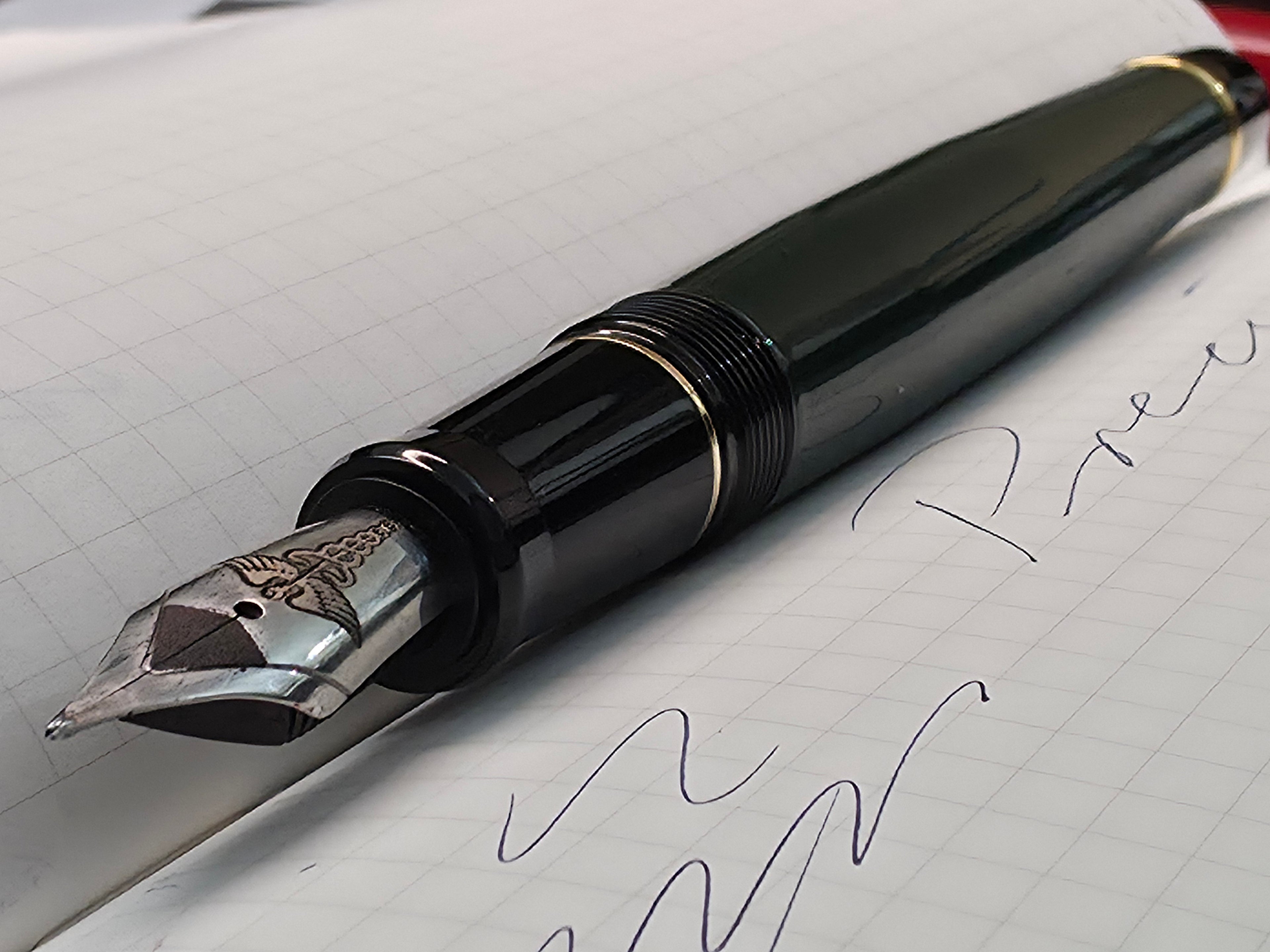 Needle Poing Precision Hand Ground Fountain Pen